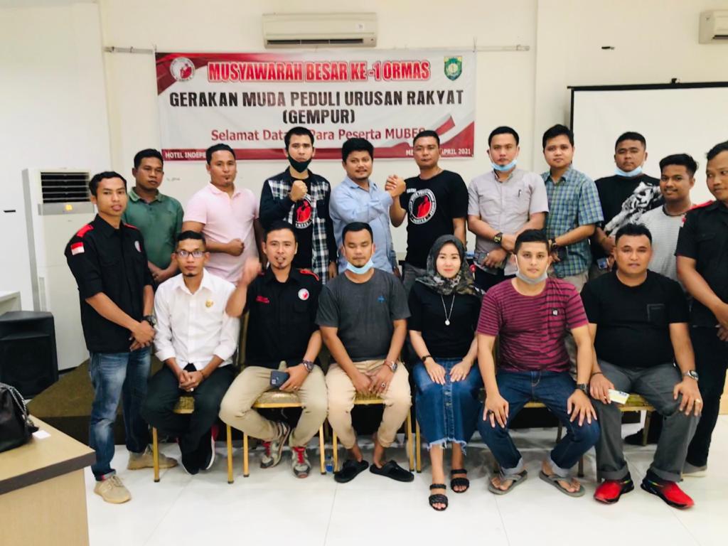 Usai Melaksanakan Mubes Ke I Alpindo Mustakim Terpilih Sebagai Ketua Ormas Gempur Periode 2021-2024