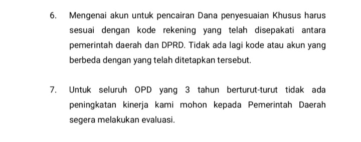 DPRD Minta Evaluasi Terhadap Kinerja Kepala OPD Yang Dinilai Tak Bagus