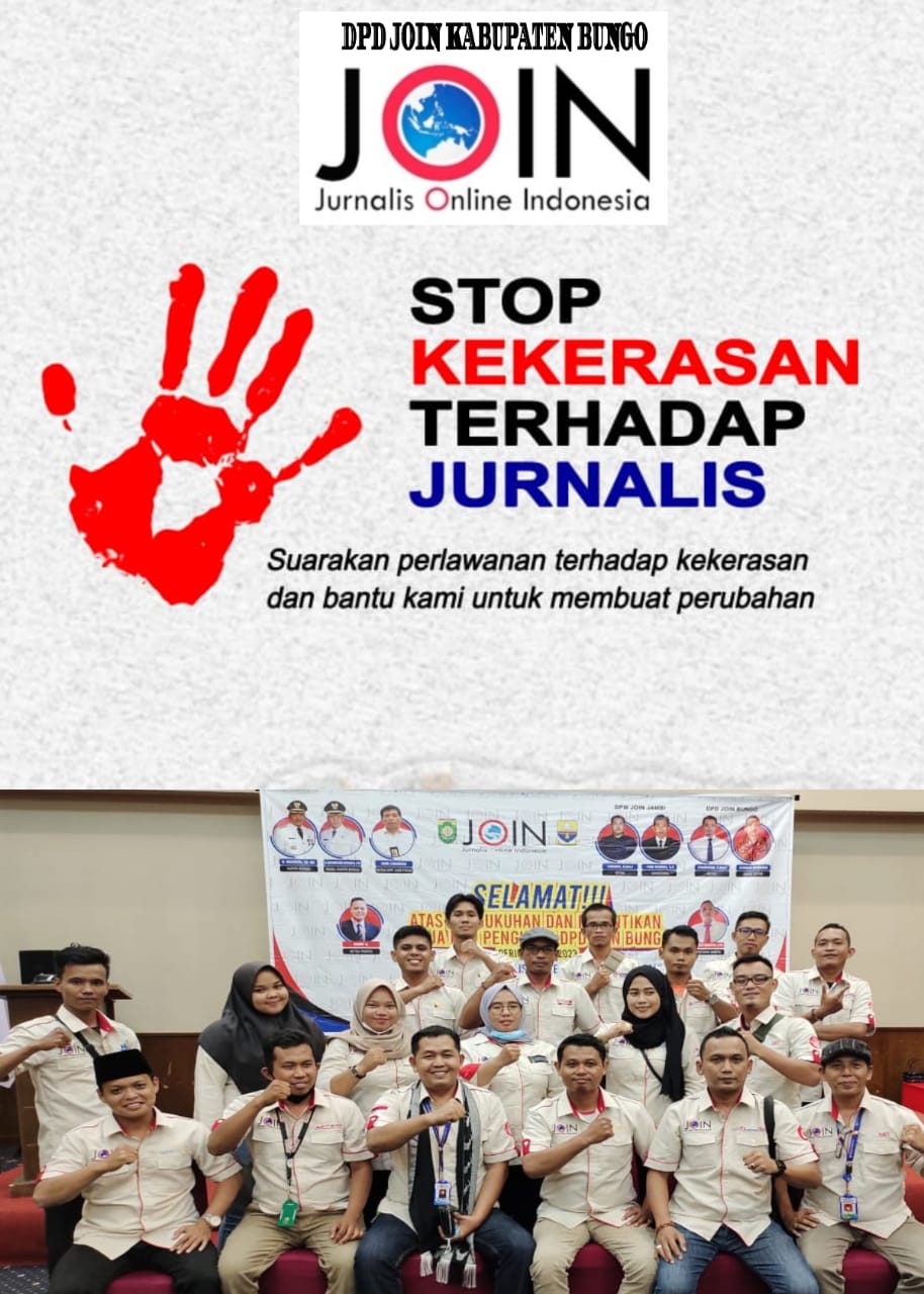 DPD JOIN Bungo Desak Polisi Tangkap Pelaku Pengeroyokan Dua Wartawan