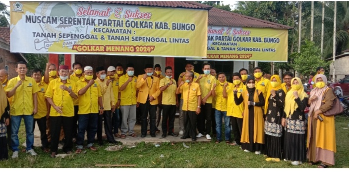 Gelar Muscam Ke-X,Partai Golkar Bungo Bertekat Dongkrak Raihan Kursi Pada Pileg Mendatang