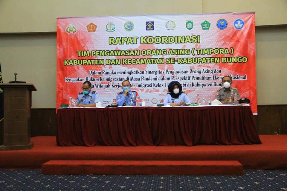 Tingkatkan Pengawasan Terhadap Orang Asing,Kantor Imigrasi Wilayah I Jambi Gelar Rapat TIMPORA