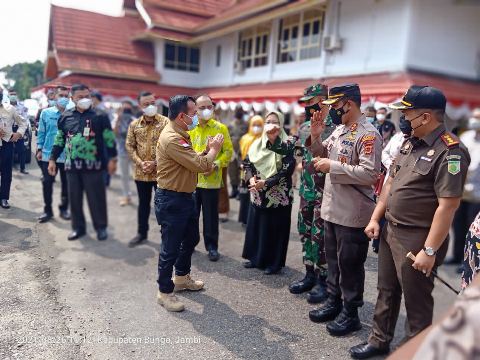 Bupati Bungo H.Mashuri Sambut Kunjungan Kerja Perdana Gubenur Jambi
