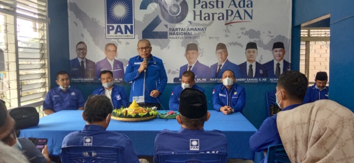 Digelar Secara Virtual,DPD Partai PAN Bungo Turut Peringati HUT PAN Ke-23 Sekaligus Melaksanakan Kegiatan Bhakti Sosial