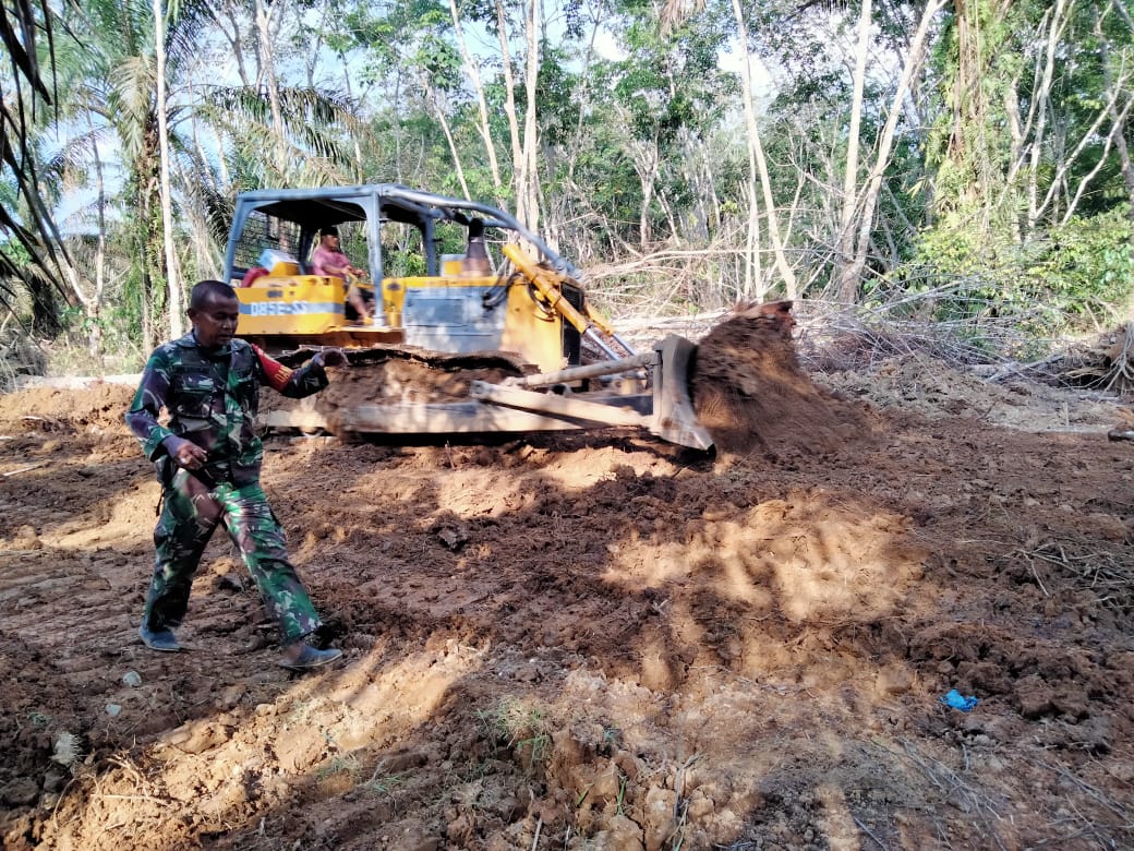 Ucapan Terima Kasih Dari Kepala Desa Untuk Satgas TMMD Kodim 0416/Bute