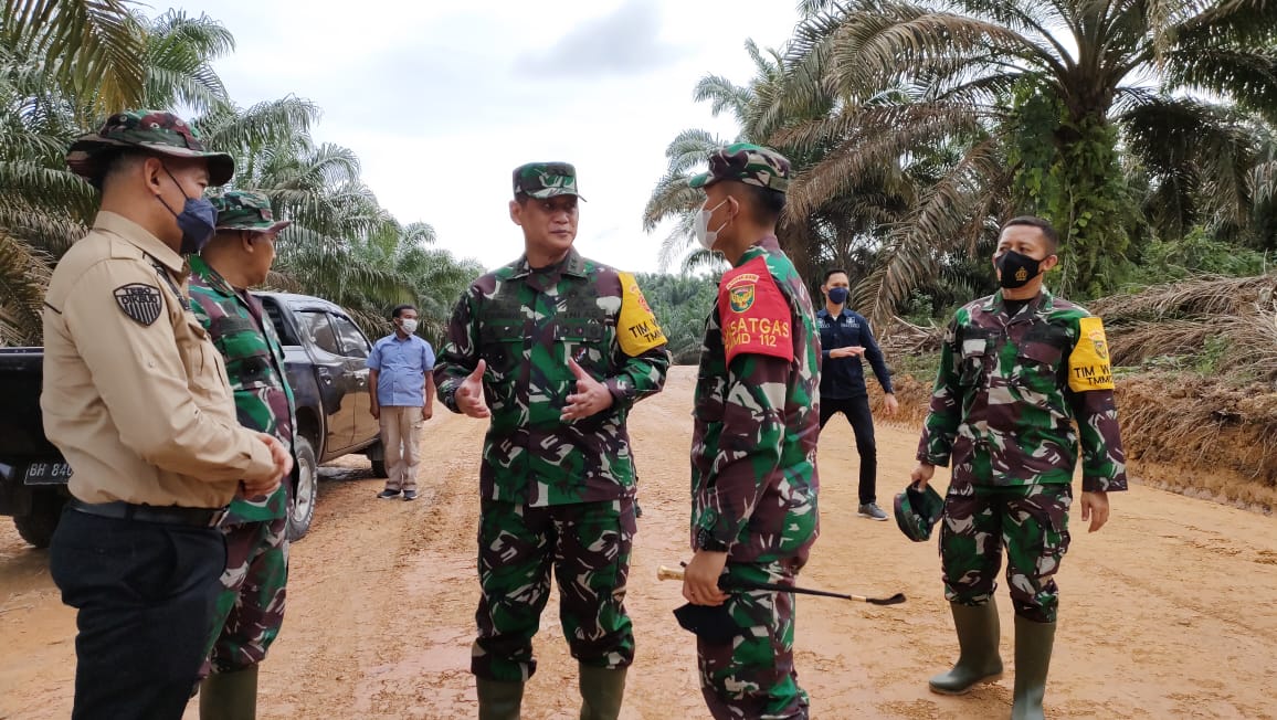 Tim Wasev Tinjau Pembukaan Jalan TMMD ke-112 Kodim 0416/Bute