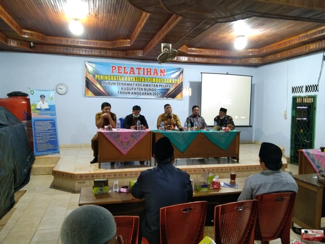Tingkatkan Kualitas SDM,Pemdus Senamat Gelar Pelatihan Peningkatan Kapasitas Pemdus dan BPD