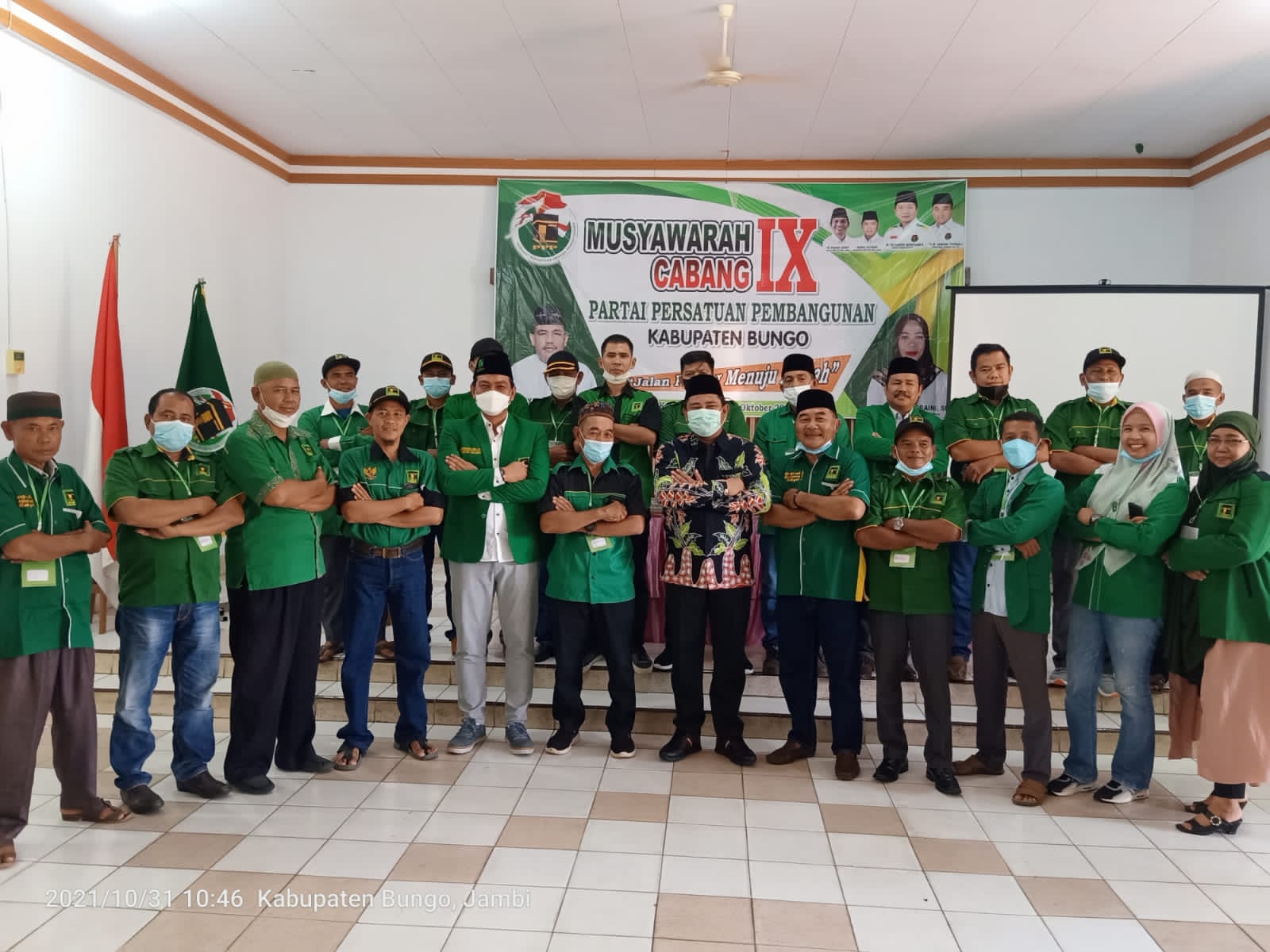 DPC PPP Bungo Sukses Gelar Muscab Ke-IX,Sekaligus Beri Bantuan Paket Sembako