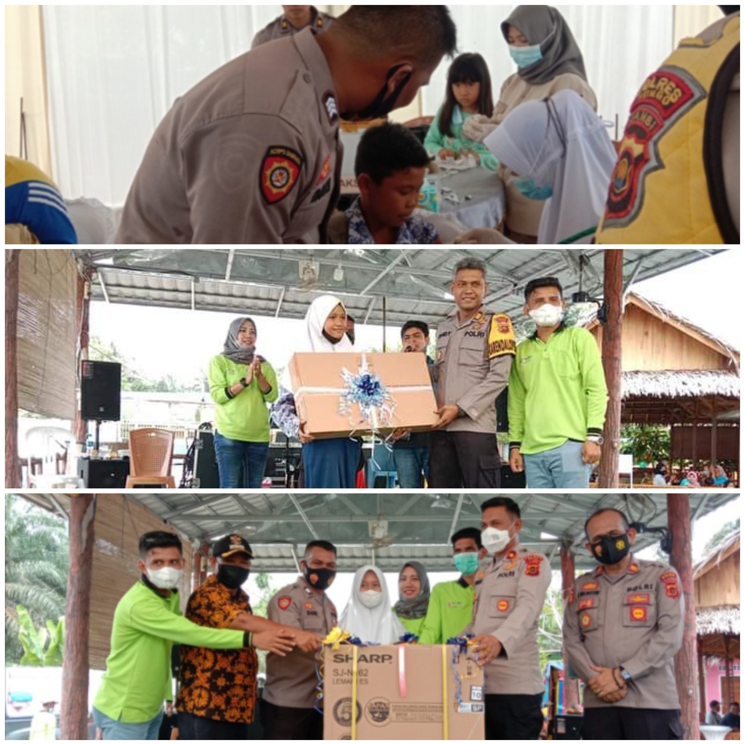 Habiskan 647 Dosis,Vaksinasi Massal di Taman Athaya Garden Sedot Ratusan Warga Sampai Rela Mengantre Ternyata Begini Triknya !!!