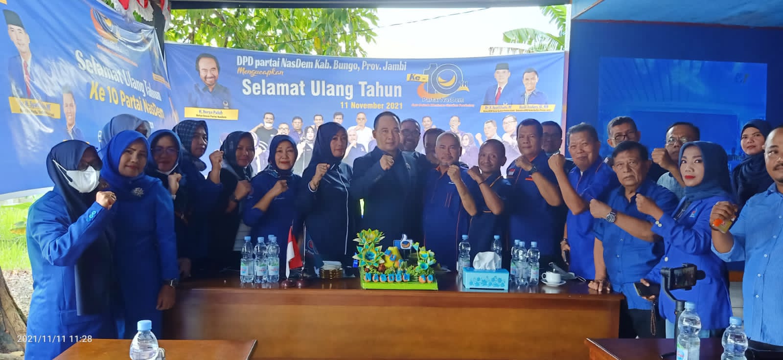 Perayaan HUT Partai Nasdem Bungo Ke-10 Berlansung Sukses dan Khidmat