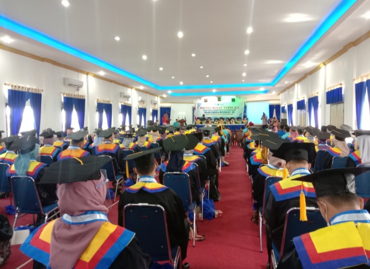 Prosesi Wisuda STIA Setih Setio Bungo Ke-39 Berlansung Meriah,Luluskan 132 Sarjana Terbaik