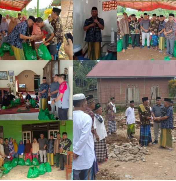 Berbagi Menjadi Kepuasan Tersendiri, Begitulah Sosok Brigpol Maidani  Salurkan 110 Paket Sembako Kepada Warga Limbur Lubuk Mengkuang