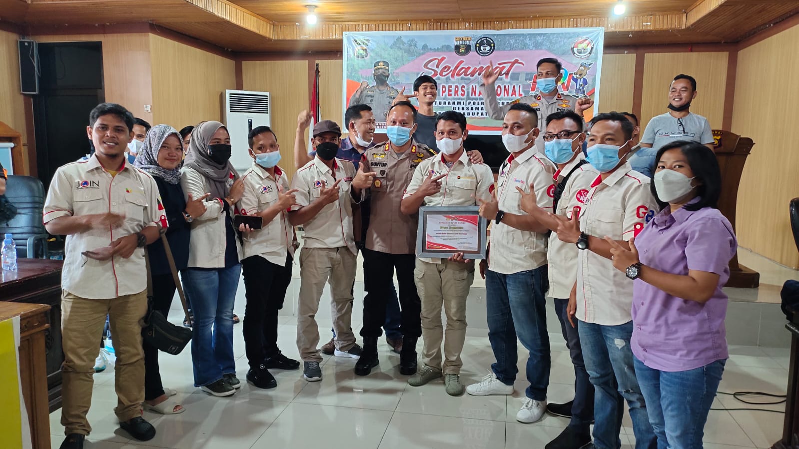 JOIN Bungo Rayakan HPN Bersama Kapolres Bungo