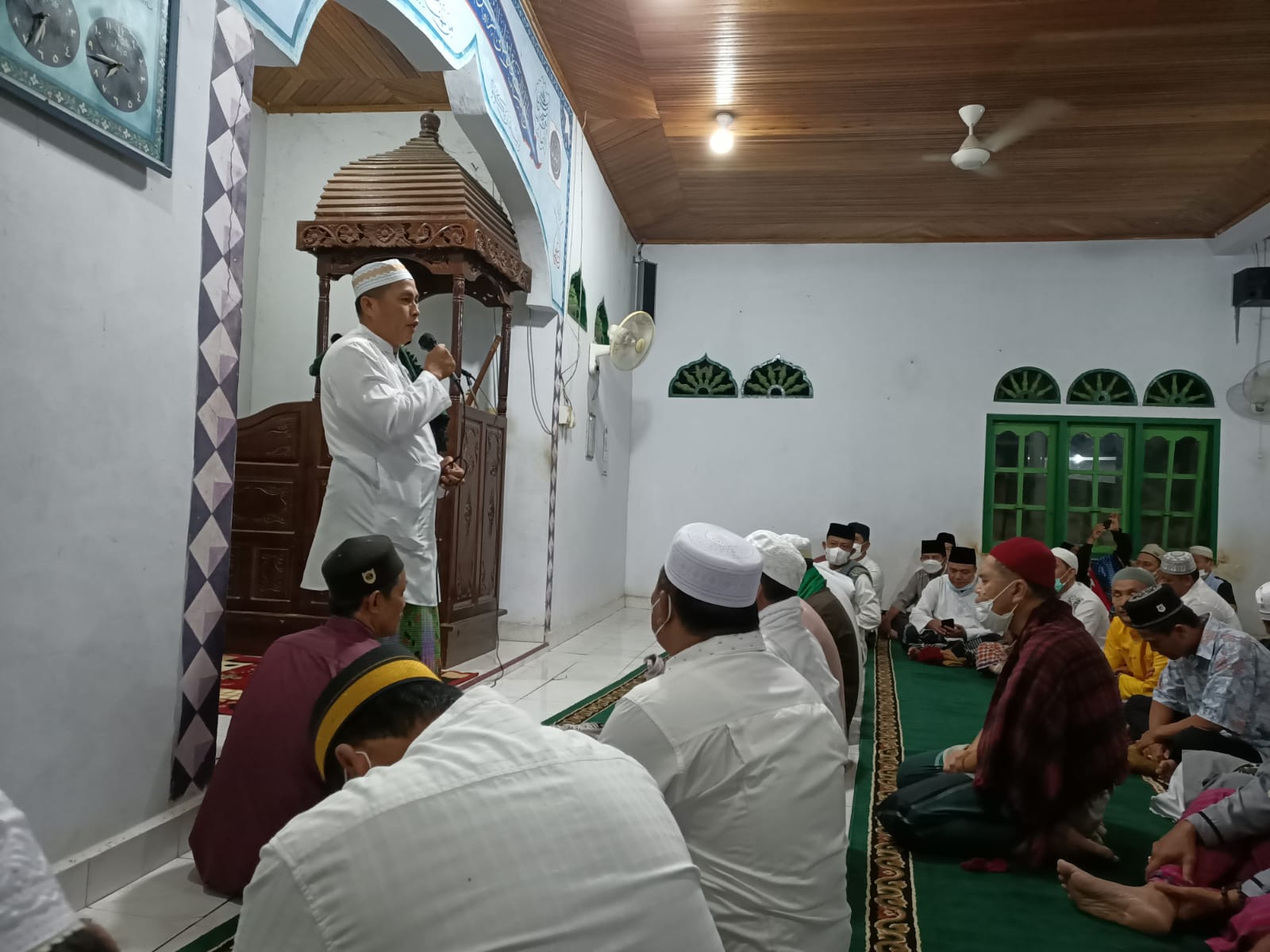 Subuh Keliling Dimasjid Nurul Yaqin Candika Kadis Kominfo:Patuhi Prokes dan Bijaklah Menggunakan Medsos