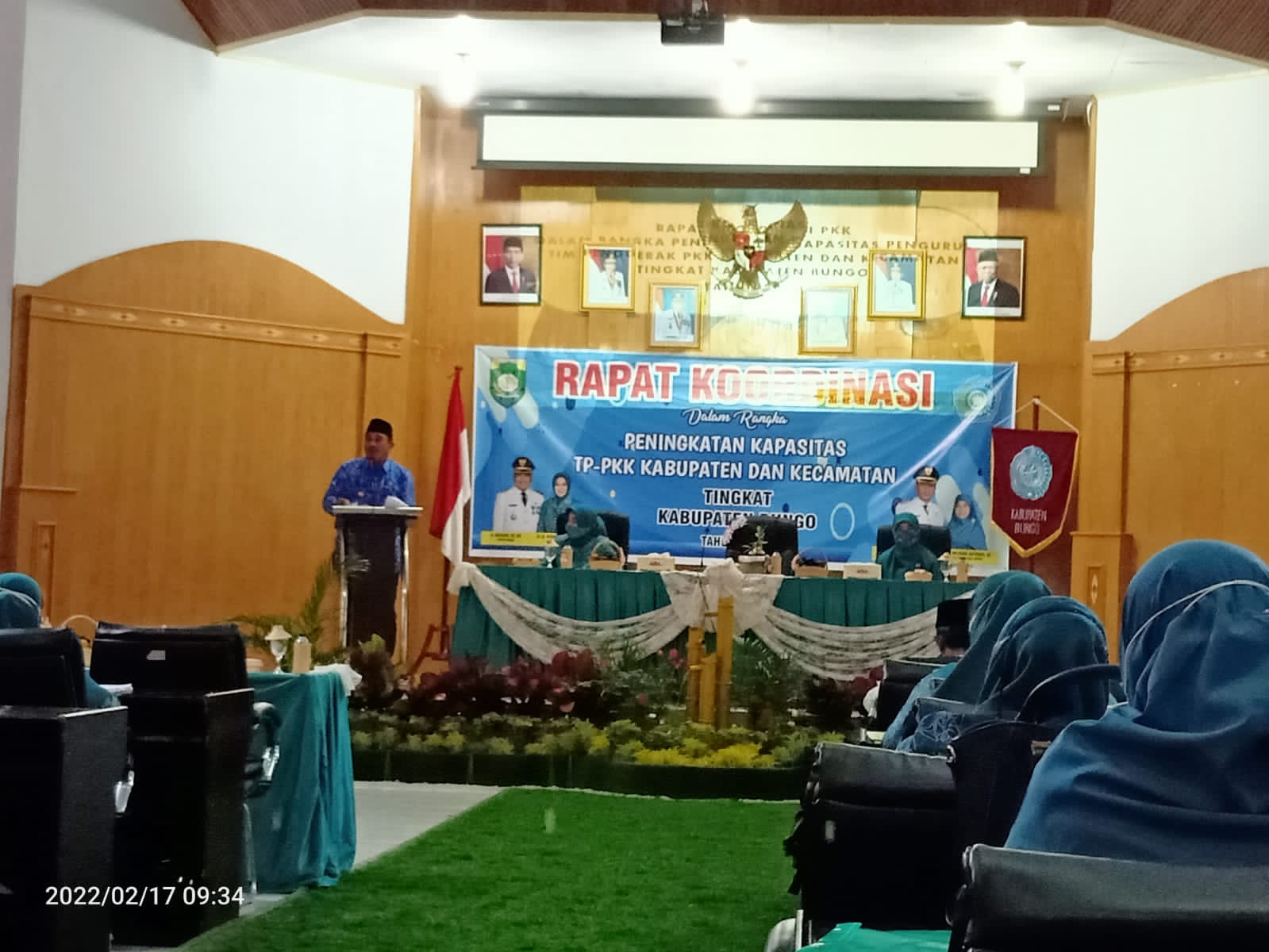 Buka Rakor TP.PKK,Bupati Bungo:Tingkatkan Kinerja Selalu Bersinergi Bersama Pemda dalam Mengatasi Masalah Sosial Maupun Ekonomi