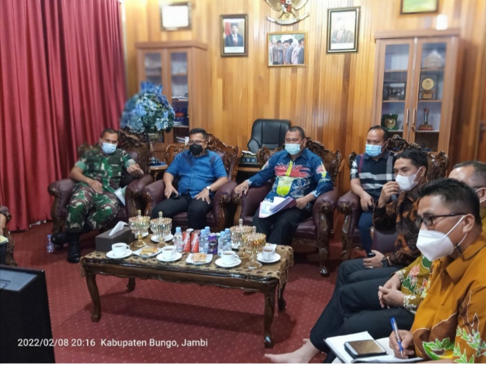 Bupati Bungo Rakor Bersama Gubenur Jambi Terkait Kasus Covid-19 Kembali Meningkat