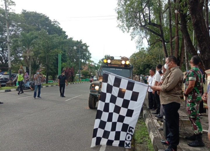 Bupati Bungo H Mashuri Lepas Peserta Tribute Trophy 2022 Go Medan
