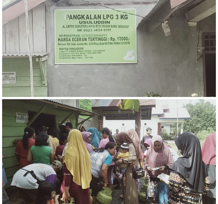 Pangkalan Gas Elpiji 3 Kg Usuluddin Diduga Kerap Melakukan”Langsir” dan Jual Gas Diatas Harga HET