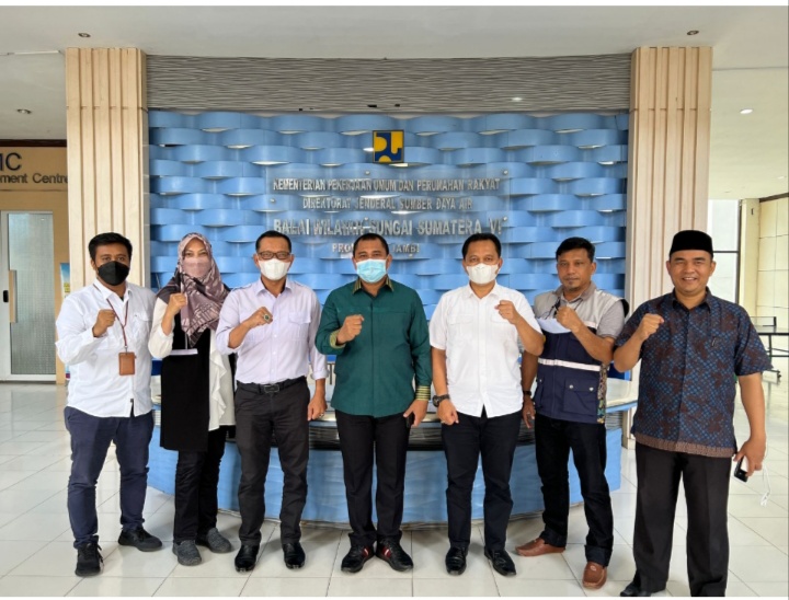 Bupati Bungo Usulkan Lansung Sejumlah Pembangunan Kabupaten Bungo Ke balai Wilayah Sungai Jambi Ini Hasilnya