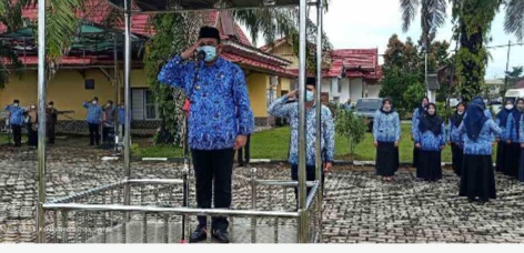Upacara Rutin Setiap Tanggal 17 Bupati Bungo Ingatkan Kepada ASN Dalam Menyusun RPJMD dan Laporan Kepada BPK RI