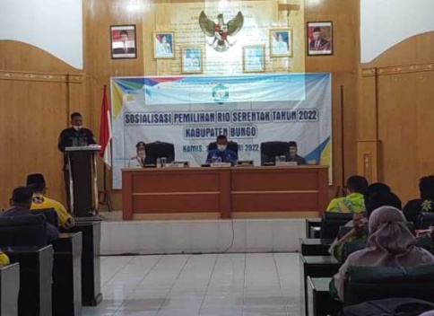 Wabub Bungo Bersama Dinas PMD Buka Sosialisasi Pilrio Serentak Tahun 2022