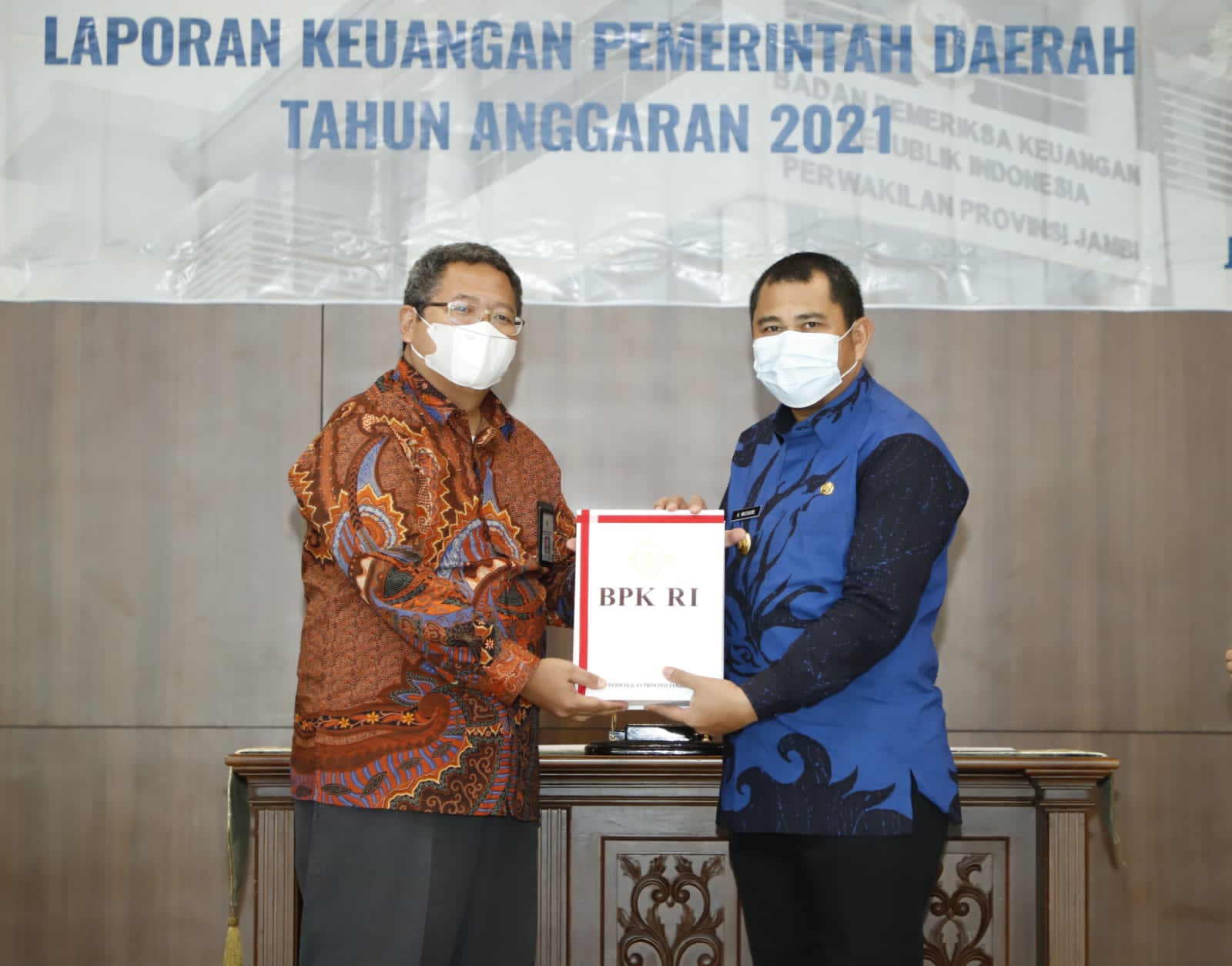 Untuk Pertama Kalinya Pemkab Bungo Raih WTP Plus Se-Provinsi Jambi Tahun 2021
