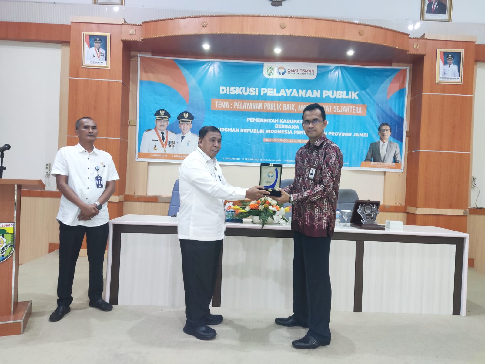 Pemkab Bungo Gelar Diskusi Bersama Ombudsman RI Bahas Optimalkan Pelayanan Publik