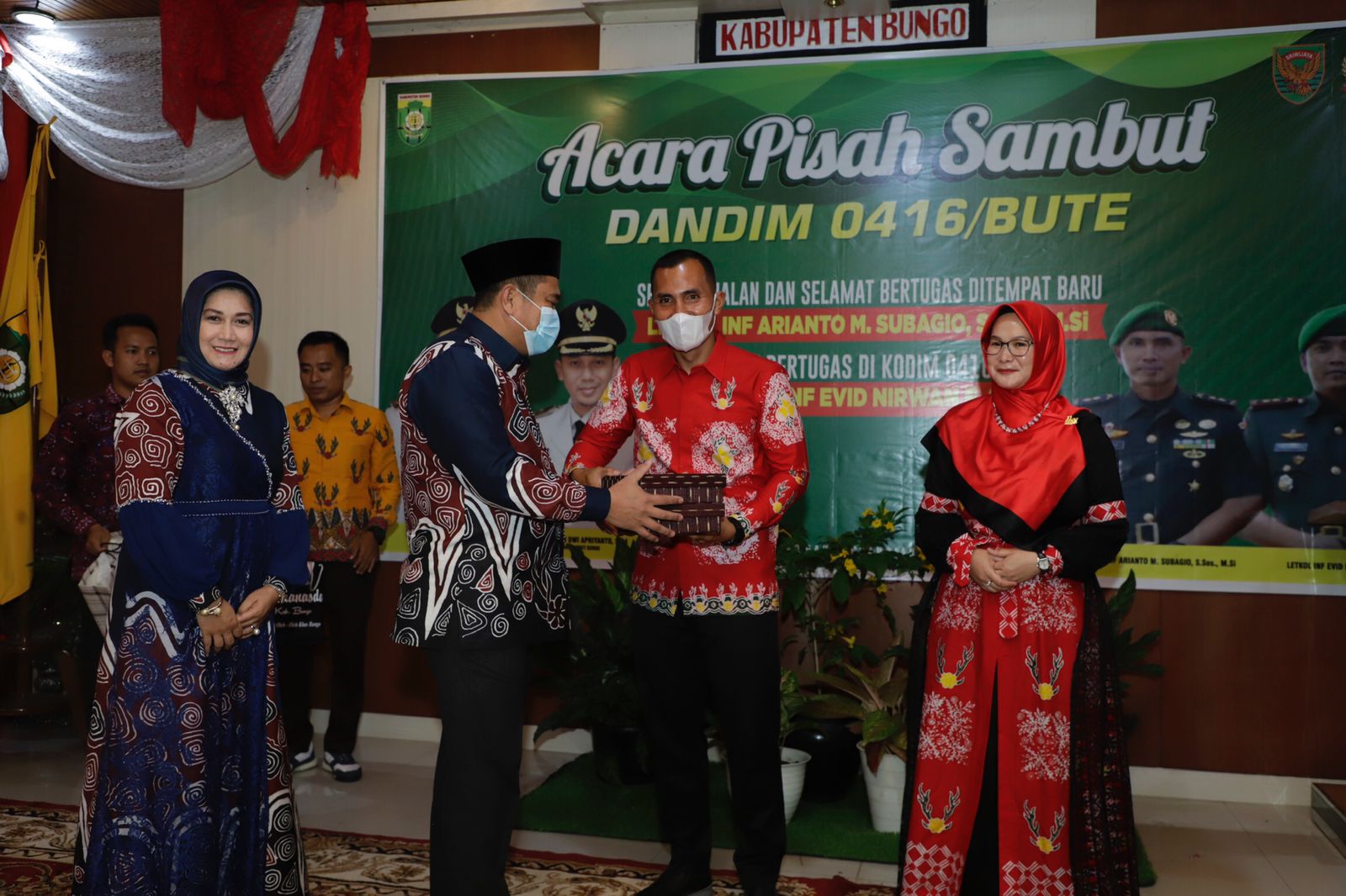Pemkab Bungo Gelar Acara Pisah Sambut  Dandim 0416/Bute