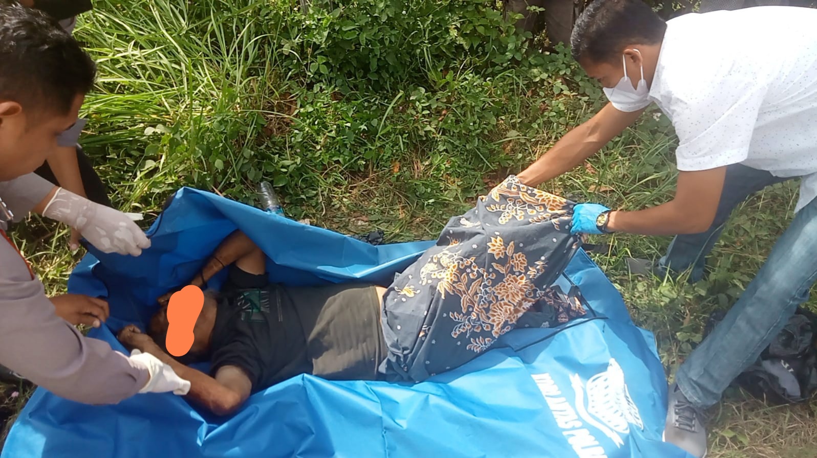 Geger !!! Warga Koto Rayo Tabir Digemparkan Penemuan Mayat Tanpa Identitas Dipinggir Jalan