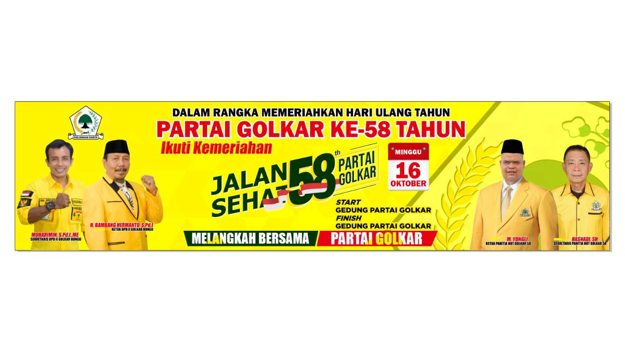 Ikuti Kemeriahan Jelang HUT Partai Ke-58,DPD Partai Golkar Bungo Siapkan Doorprize Menarik Bagi Masyarakat