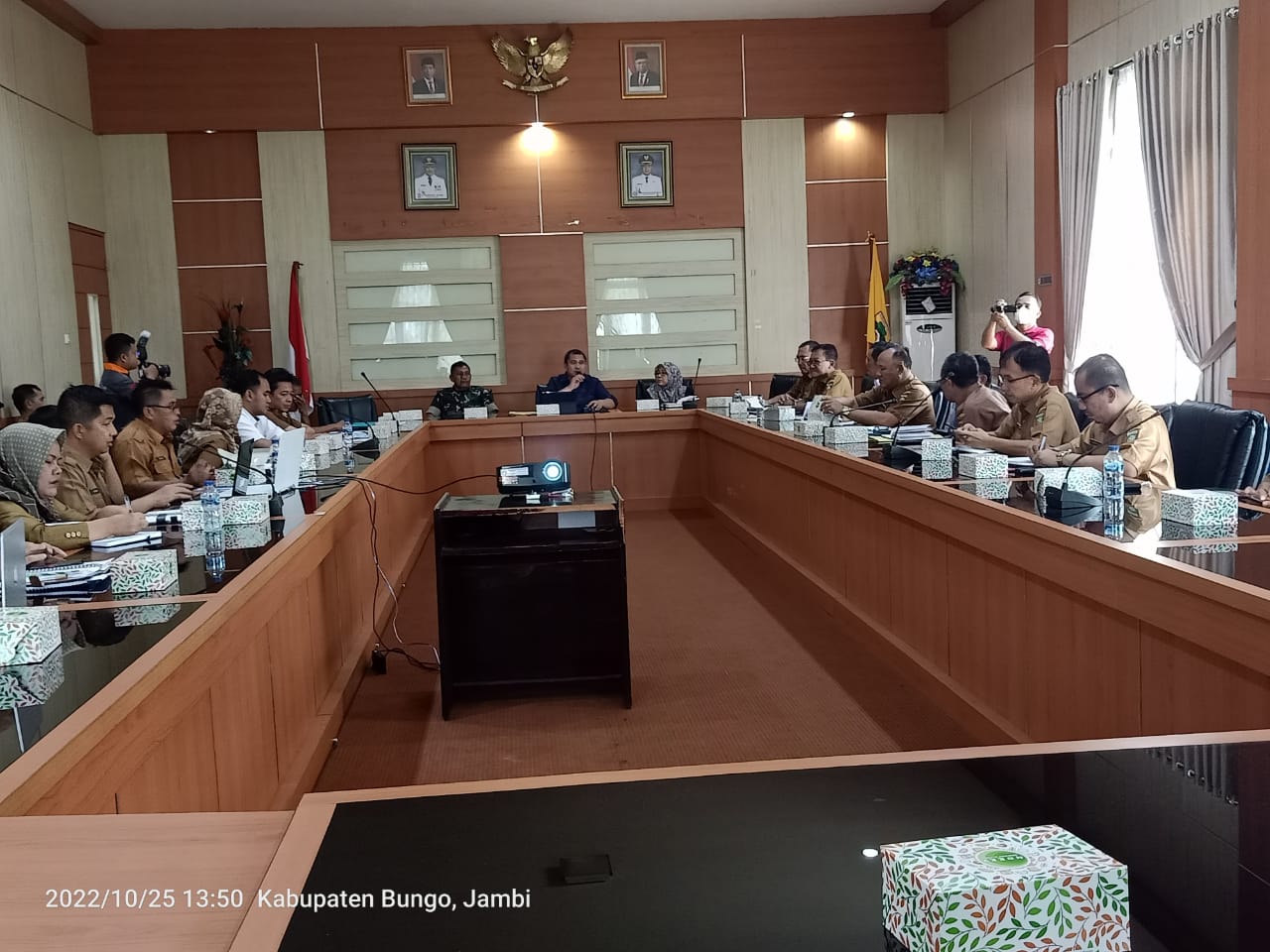 Tekan Inflasi Dikabupaten Bungo,Bupati Bersama Forkompinda dan TPID Gelar Rapat
