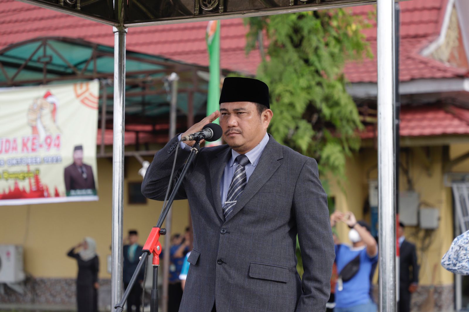 Bupati Bungo H.Mashuri SP.ME Pimpin Upacara Peringatan Hari Sumpah Pemuda