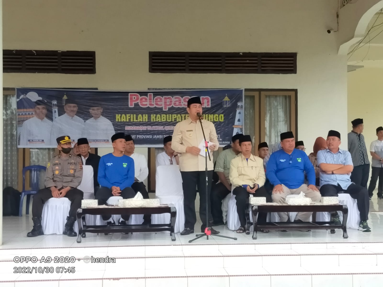 Lepas Kafilah MTQ Tingkat Provinsi Jambi Ke Kota Sungai Penuh Ini Pesan Bupati Bungo