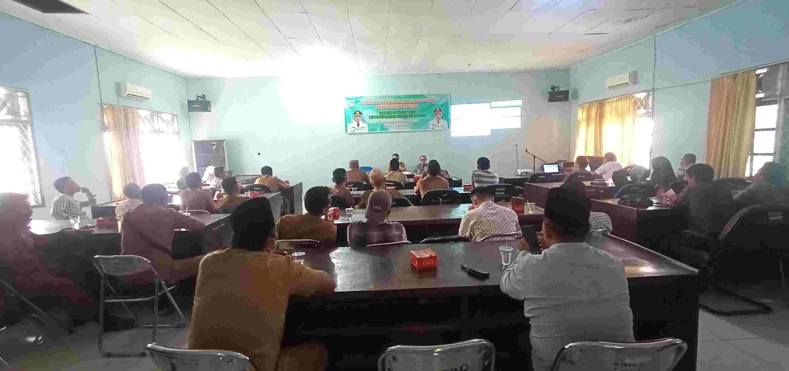 Tingkatkan Pembinaan dan Evaluasi Terhadap BUMDES Dinas PMD Bungo Gelar Sosialisasi BUMDES Kepada Rio Yang Baru Dilantik
