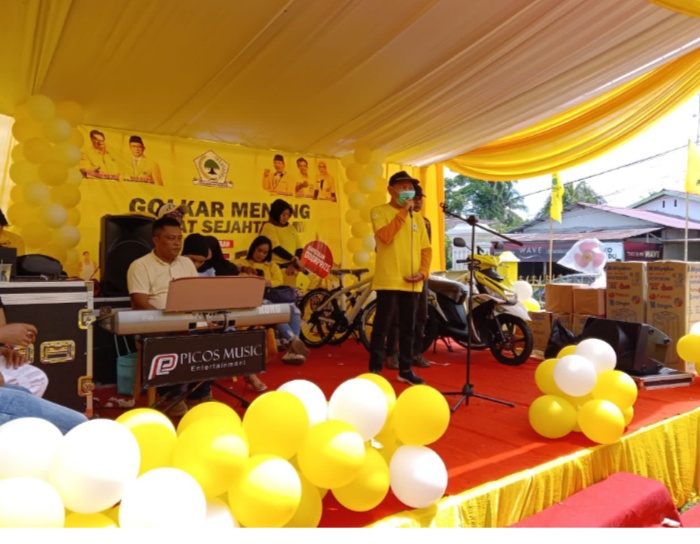Jalan Sehat HUT Ke-58 DPD II Partai Golkar Bungo Berlangsung Sukses dan Meriah