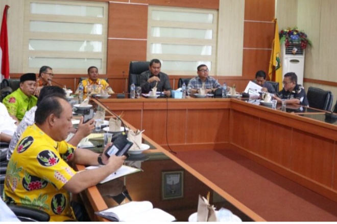 Diduga Ada Permainan Harga Dipasar,Bupati Bungo H.Mashuri SP.ME Pimpin Rapat Inflasi