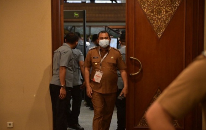 Bupati Bungo H.Mashuri SP.ME Hadir dan Dengarkan Langsung Pengarahan dari Presiden RI Ir.Joko Widodo