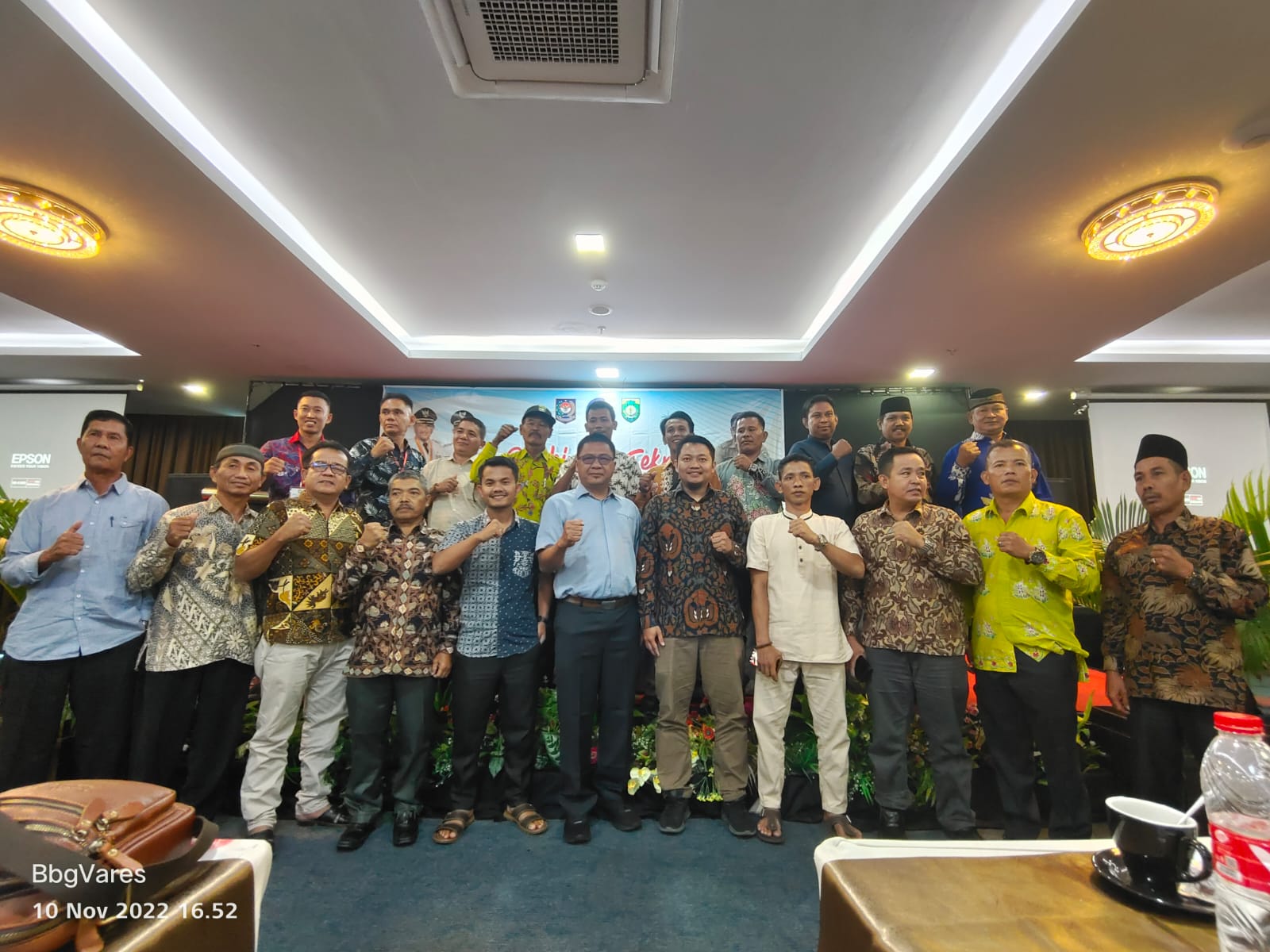 Dinas PMD Bungo Sukses Mengadakan Bimtek  Penataan Dusun Penetapan dan Penegasan Batas Dusun DiOdua Weston hotel Kota Jambi