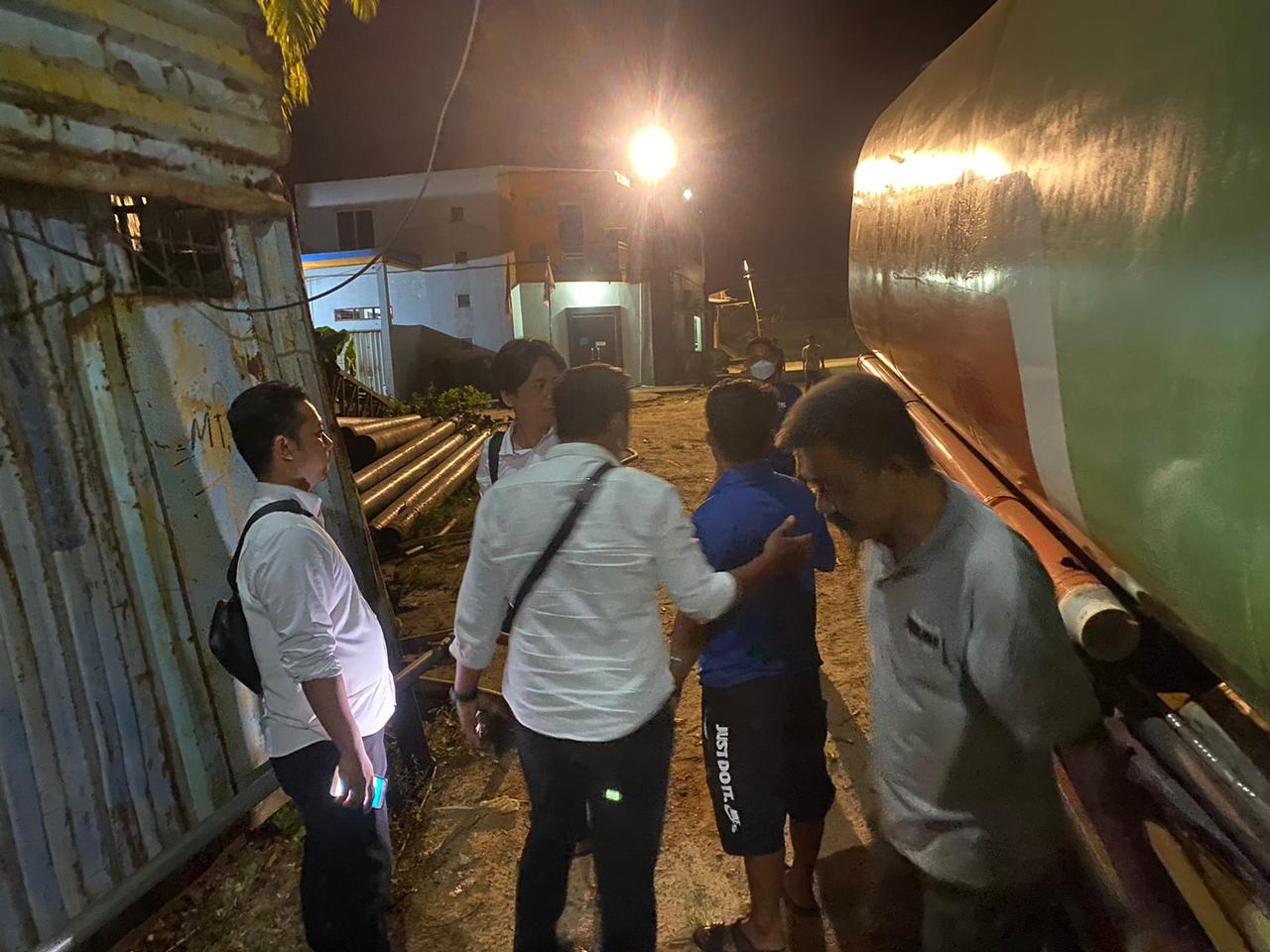 Ditreskrimsus Polda Jambi Amankan Truk Tangki Diduga Muatan BBM Solar Olahan
