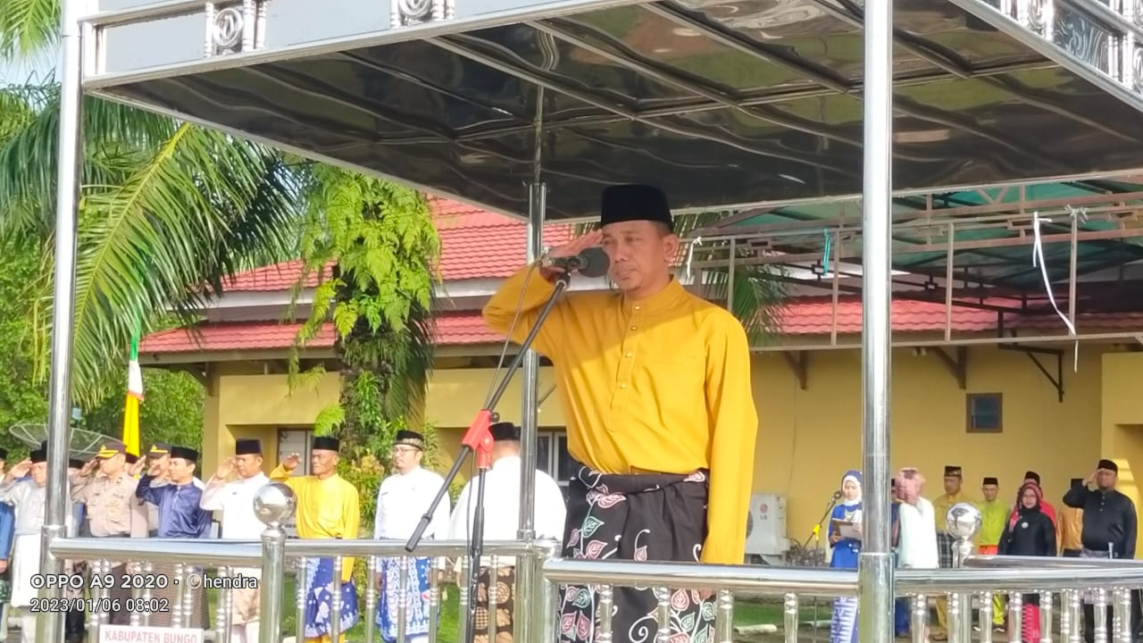 Wakil Bupati Bungo Jadi Irup Dimoment HUT Ke-66 Provinsi Jambi