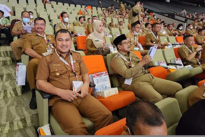 Bupati Bungo H.Mashuri SP.ME  Hadiri Rakornas Kepala Daerah dan Forkopimda Se-Indonesia Yang Dibuka Langsung Oleh Presiden RI