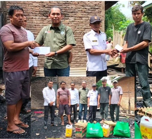 Korban Kebakaran Rumah Dipulau Pekan Terharu Mendapat Bantuan Dari Maidani
