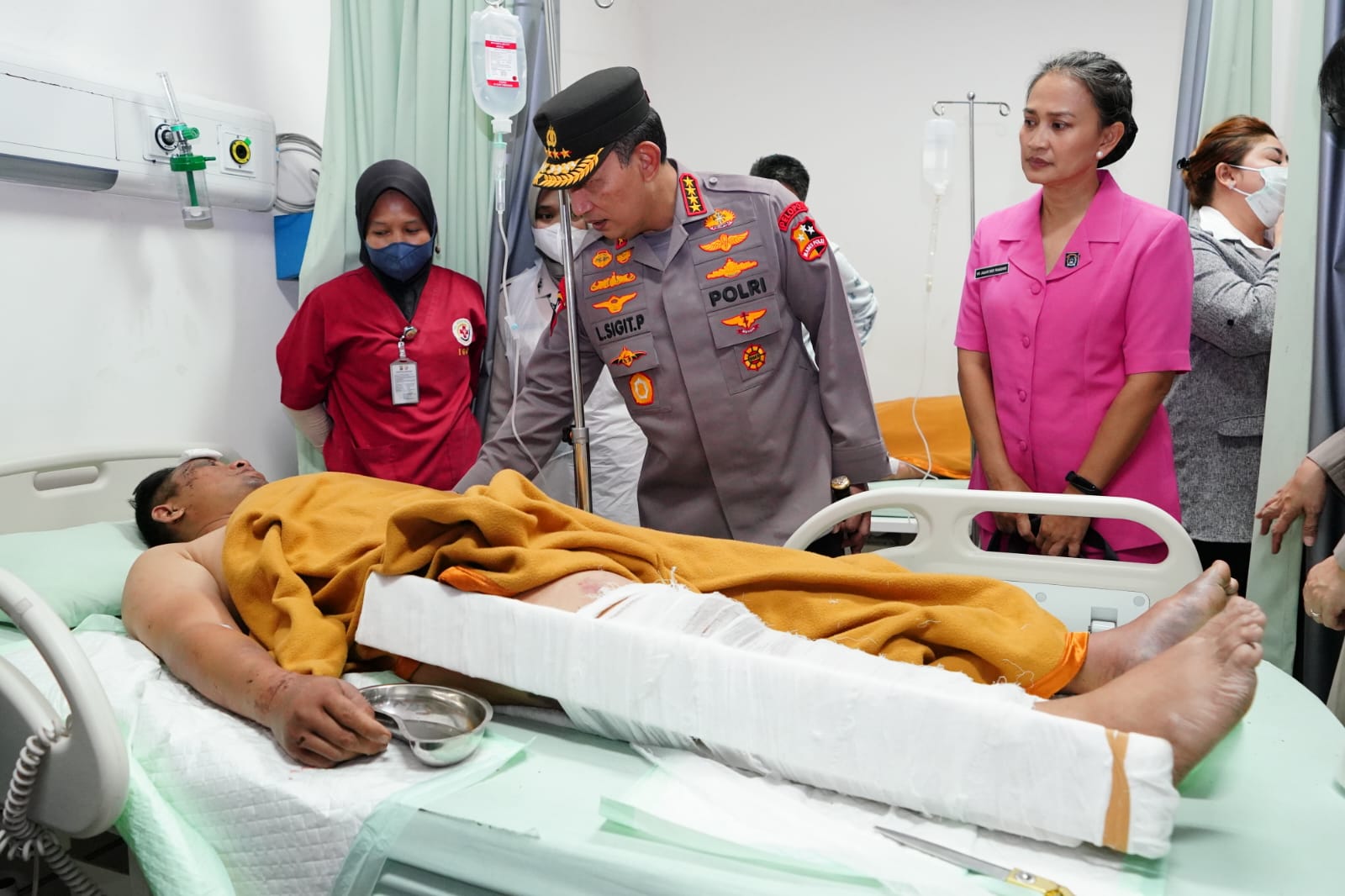 Kapolri Pastikan Kapolda Jambi dan Rombongan Dalam Perawatan Maksimal RS Bhayangkara