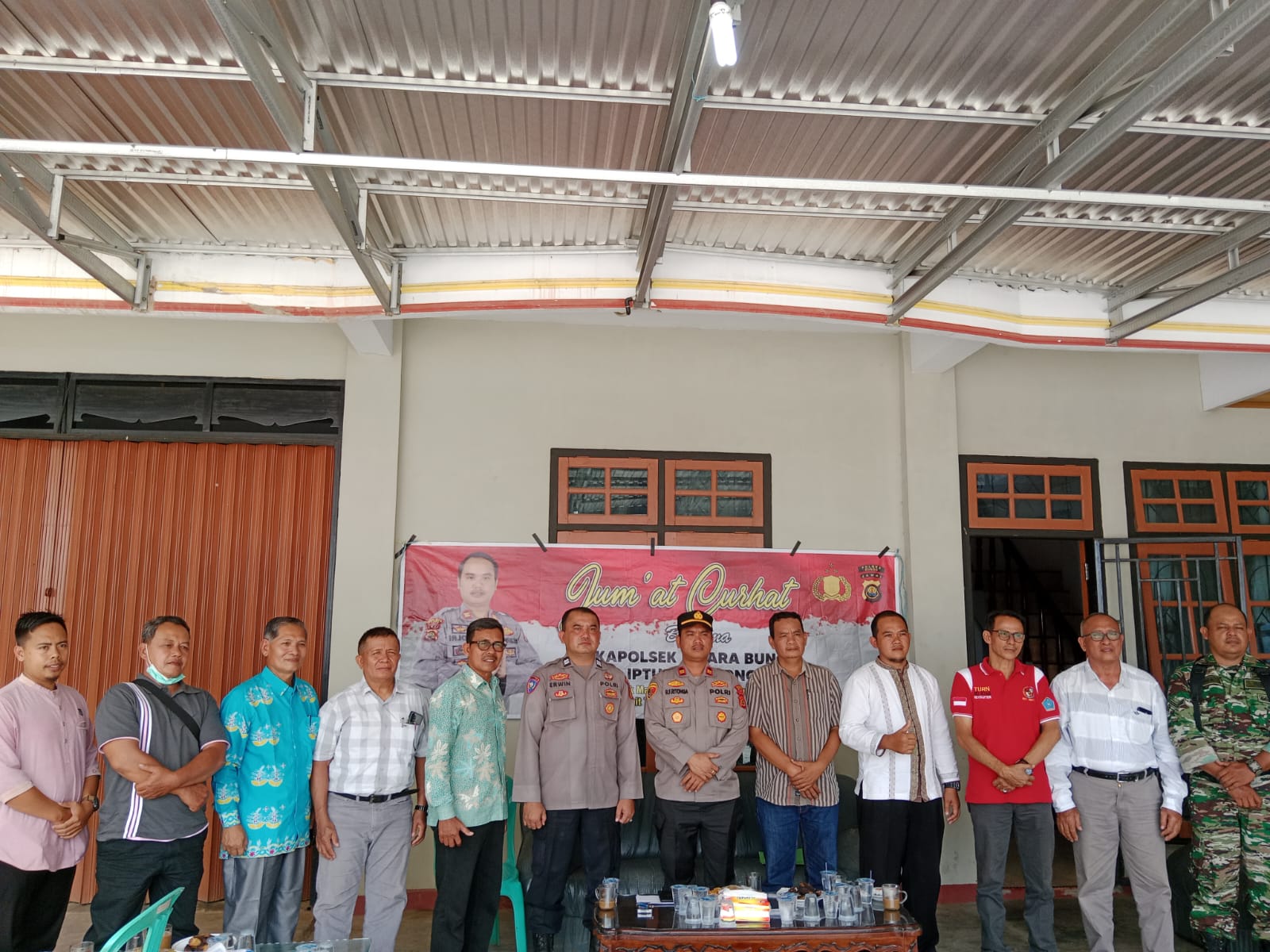 Melalui Program “Jumat Curhat”Kapolsek Bungo:Tak Hanya Mendengar Keluhan Warga Saja Kami Tindak Lanjuti