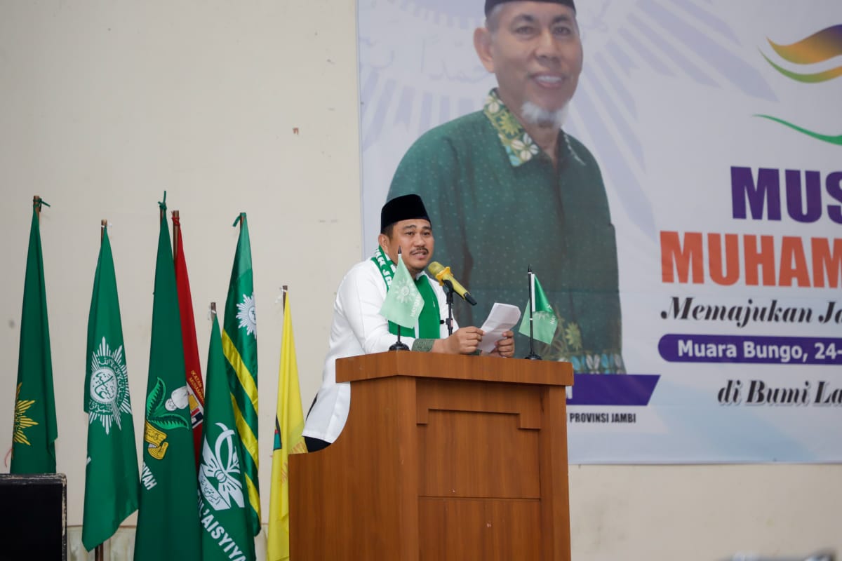Bupati Bungo Dampingi Gubenur Jambi Hadiri Musywil Ke-17 Muhammadiyah Jambi