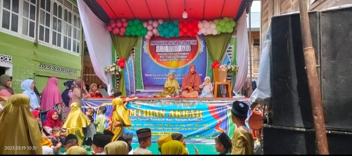 Madrasah Diniyah Takmiliya Awaliyah Dusun Tanah Tumbuh Sukses Gelar Imtihan Akbar,Rio Saleh:Ciptakan Generasi Berprestasi dan Berakhlak Mulia