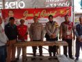Gelar Jumat Curhat  Kapolsek Muara Bungo Dengarkan Keluhan Para Tukang Ojek Yang Sepi Penumpang