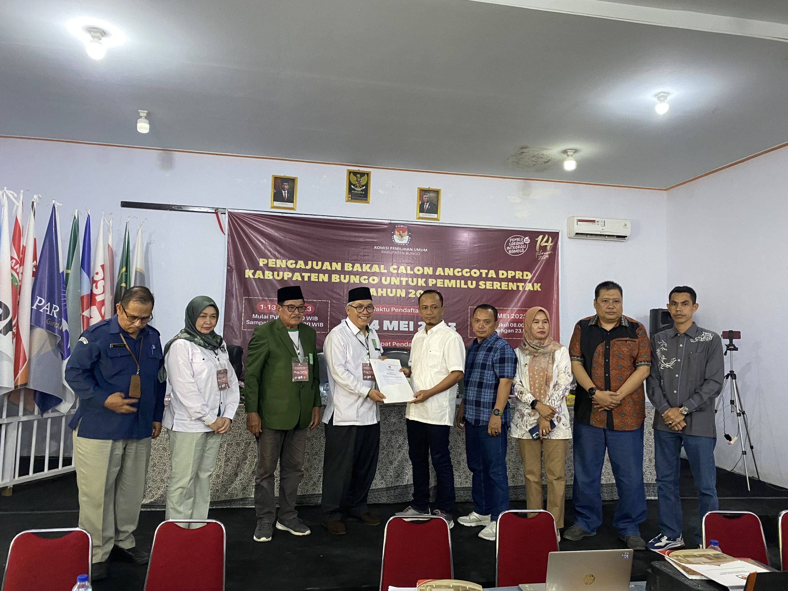Resmi Daftarkan Bacaleg Ke KPU,Partai PKB Bungo Targetkan Partai Pemenang Tahun 2024