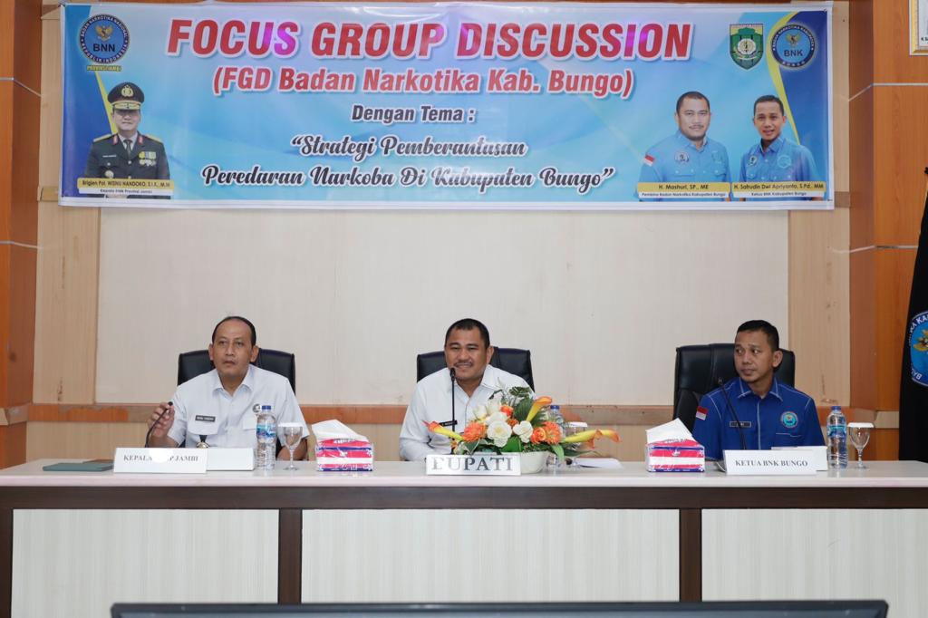 BNK Bungo Gelar FGD Bersama Stakeholder,Bupati Mashuri Beri Harapan Ini