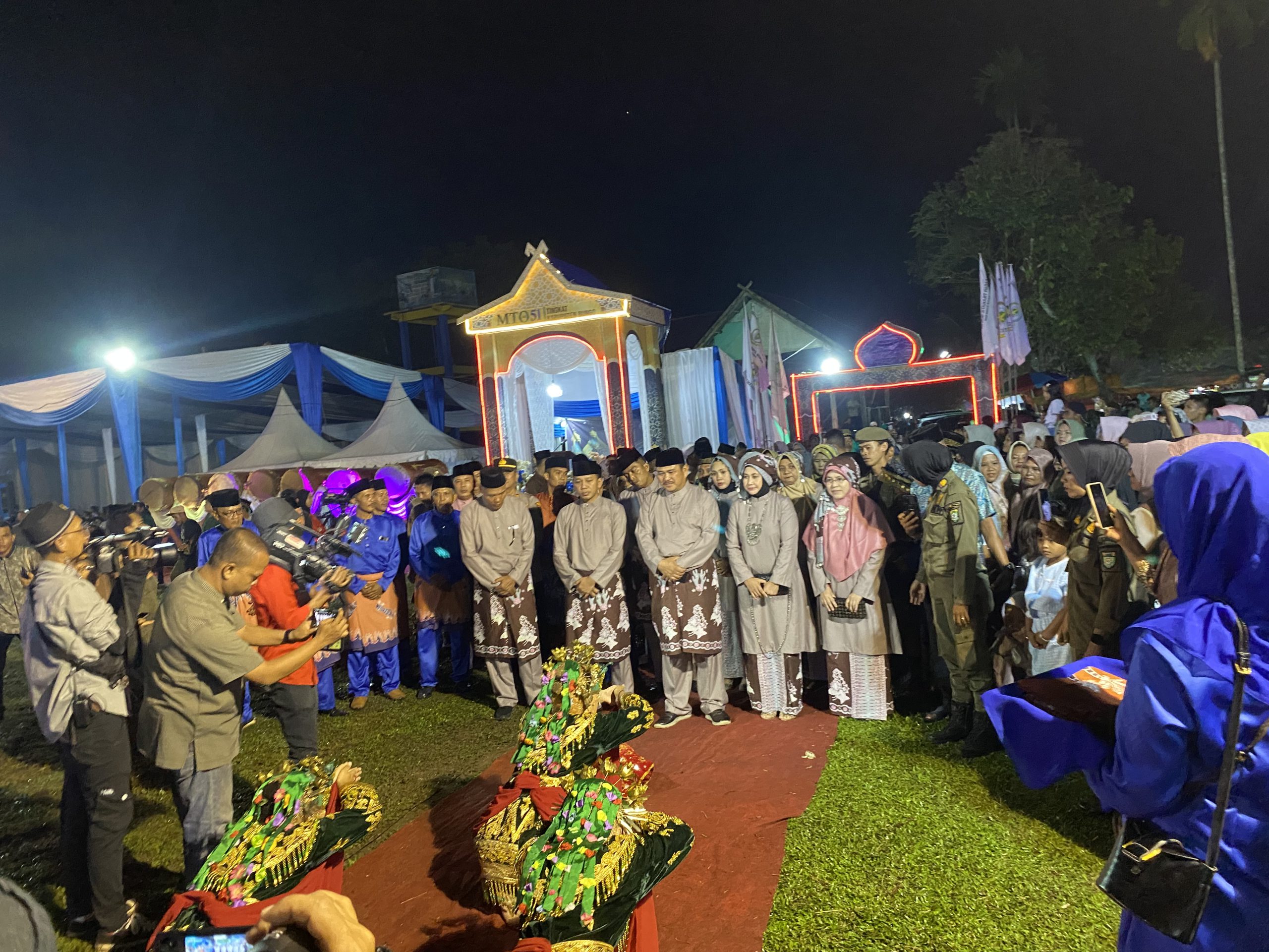 Dibuka Secara Resmi Oleh Bupati Bungo,MTQ Tingkat Kabupaten Bungo Ke-51 di Kecamatan Tanah Tumbuh Berlangsung Sukses dan Meriah