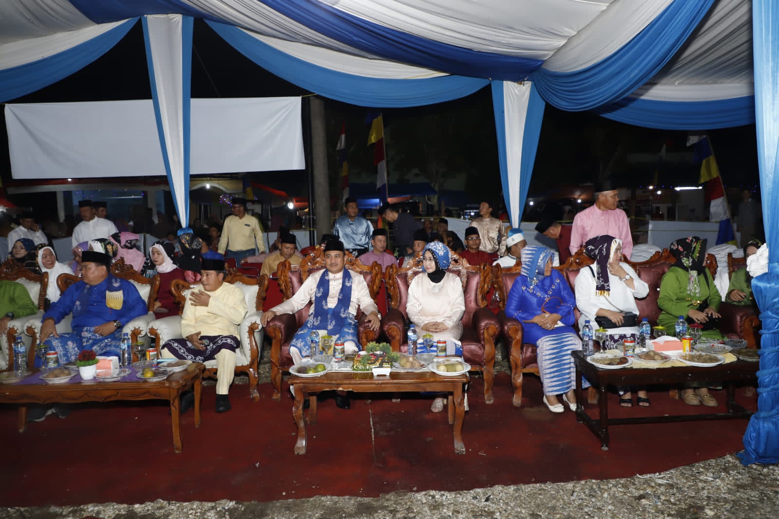 Bupati Bungo H.Mashuri SP.ME Hadiri Pembukaan MTQ Tingkat Kecamatan Tanah Sepenggal di Dusun Tanah Bekali